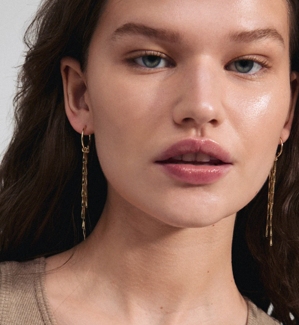 CONNECT øreringer  Gull - Pilgrim