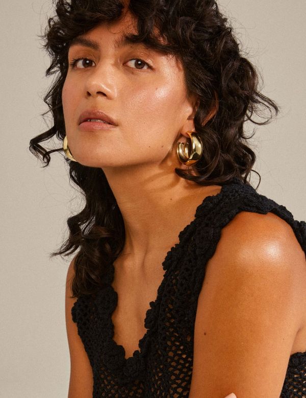 NAIA mega chunky hoops gull Gull - Pilgrim