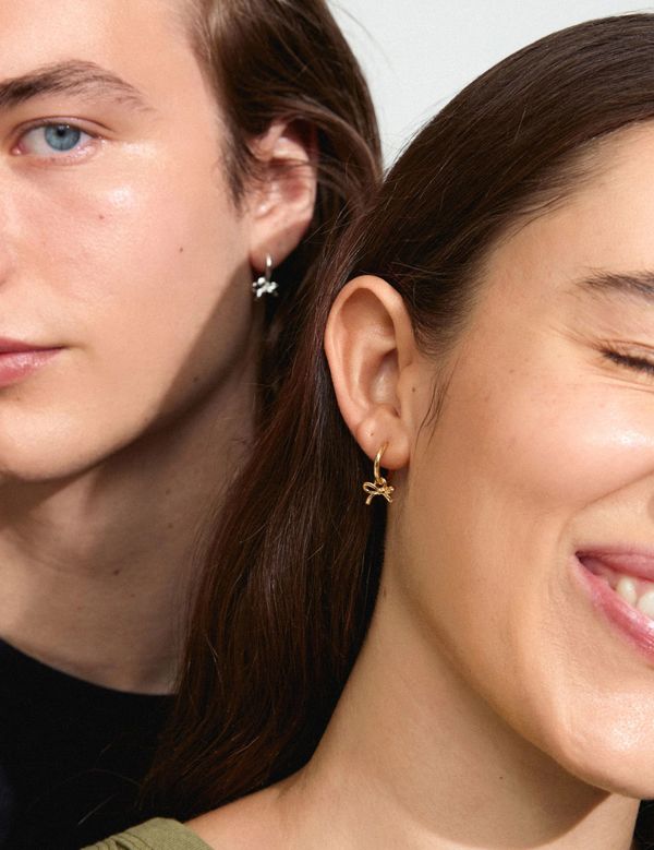 Lysandra hoops  Sølv - Pilgrim