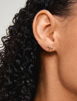 Lysandra Øredobber Gull - Pilgrim