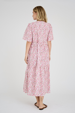 Casia Ancle dress Pink/Rose - A-view