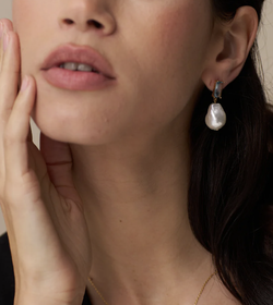 Baguette & Pearl Gull/Blå - Orelia