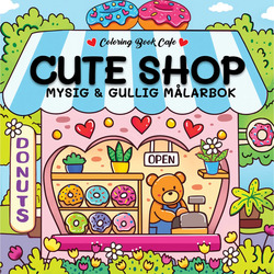 Målarbok: Cute Shop Cute Shop - Hobby