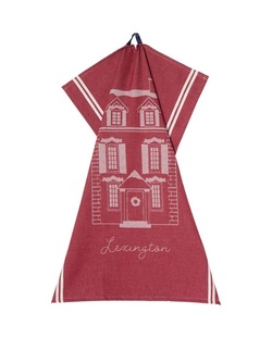 Kjøkkenhåndkle Jul i Økologisk Bomull  Rød/Hvit - Lexington