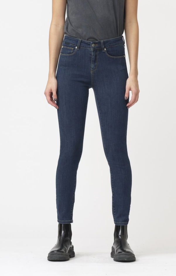 Alexa ankel jeans  Mørk blå - Ivy