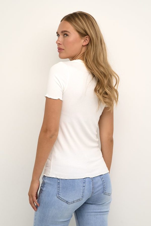 Drew T-shirt Chalk - Kaffe Clothing