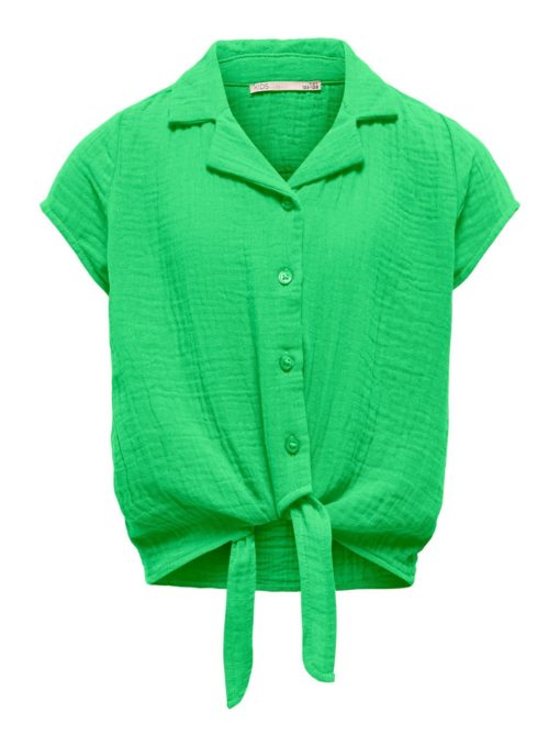 Thyra capsleeve knot shirt Grønn - Kids Only 