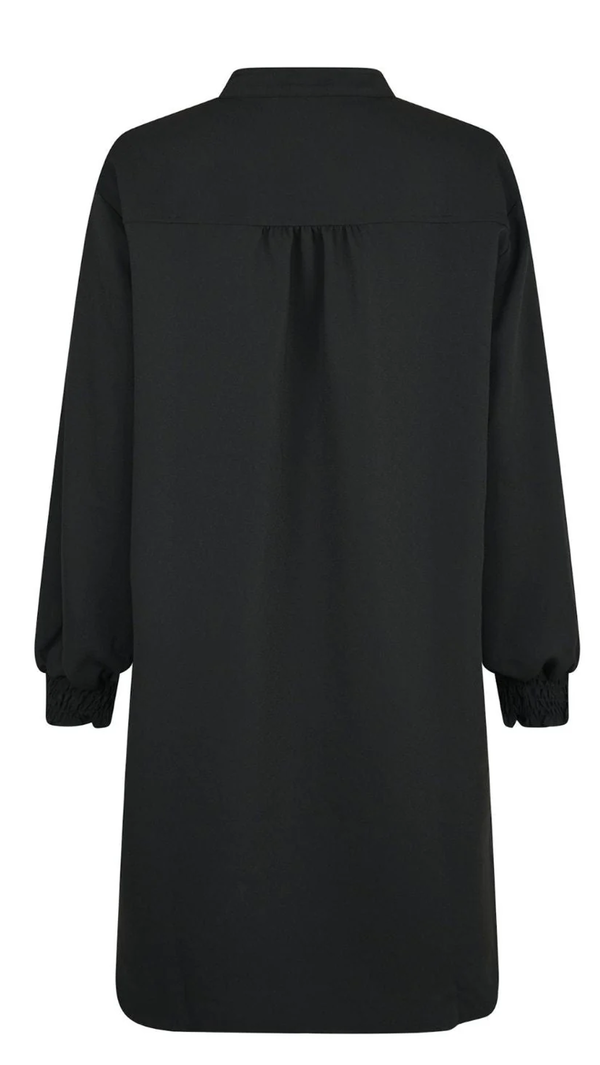 lexia crepe dress  black - Neo noir