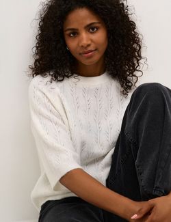 Tella Pullover Chalk - Kaffe Clothing