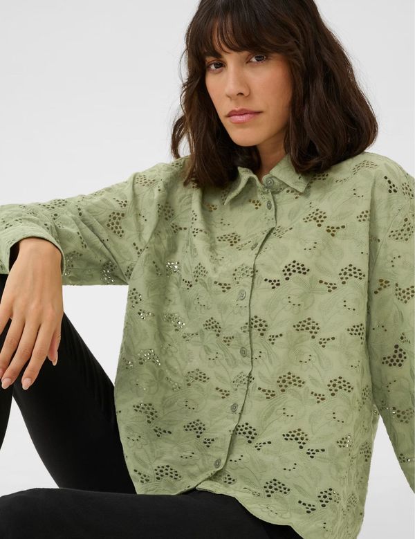 Tura shirt Oil Green - Kaffe Clothing