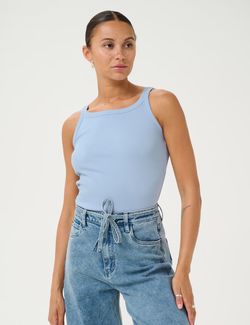 Carna Tank Top Lyseblå - Kaffe Clothing