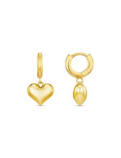 Domed Heart Charm Gull - Orelia