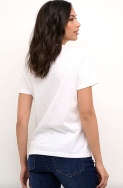 Marin T-shirt Hvit - Kaffe Clothing