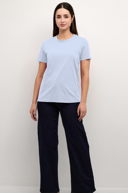 Marin T-shirt Lyseblå - Kaffe Clothing