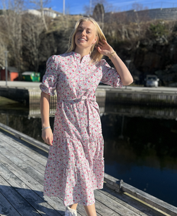 Kate long dress Rose/Pink - A-view