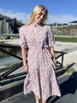 Kate long dress Rose/Pink - A-view