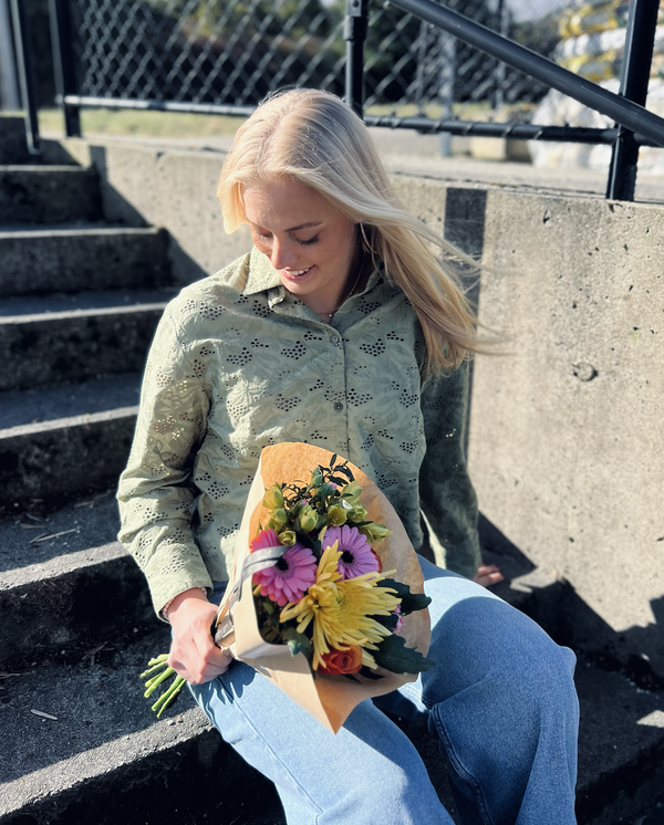 Tura shirt Oil Green - Kaffe Clothing