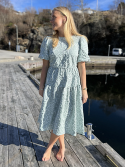 Ana Dress Dusty Mint - A-view