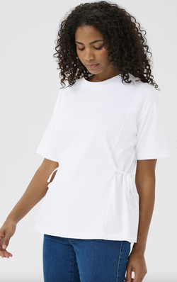 Danny T-shirt Hvit - Kaffe Clothing