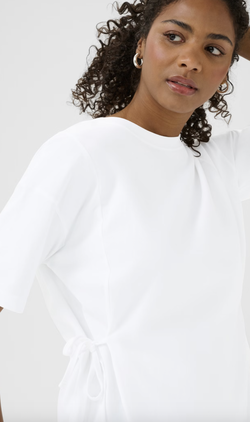Danny T-shirt Hvit - Kaffe Clothing