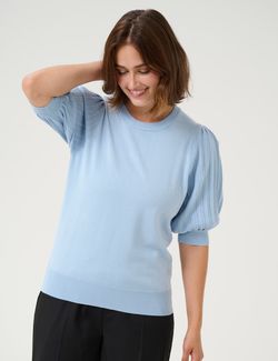 Lone knit Pullover Soft Chambray - Kaffe Clothing