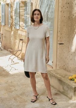 Liny Dress Light Sand - Kaffe Clothing