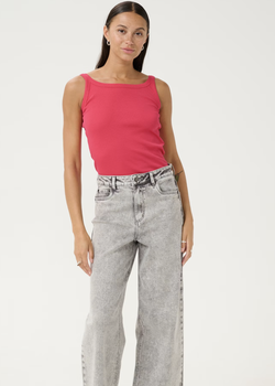 Carna Tank Top Rasberry - Kaffe Clothing