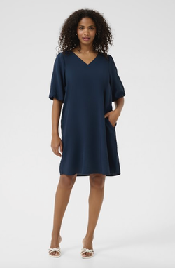 Ellen Dress Marine - Kaffe Clothing