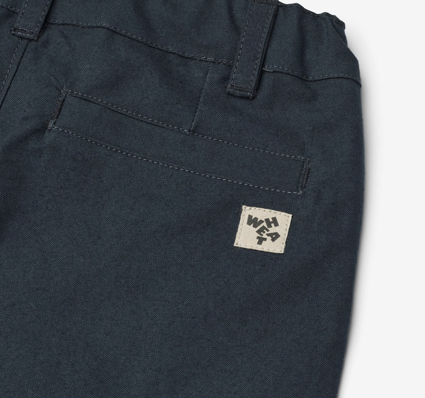 Chino shorts Mogens Navy - Wheat