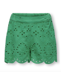 Cleo life EMB shorts  Grønn - Kids Only 