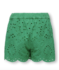 Cleo life EMB shorts  Grønn - Kids Only 
