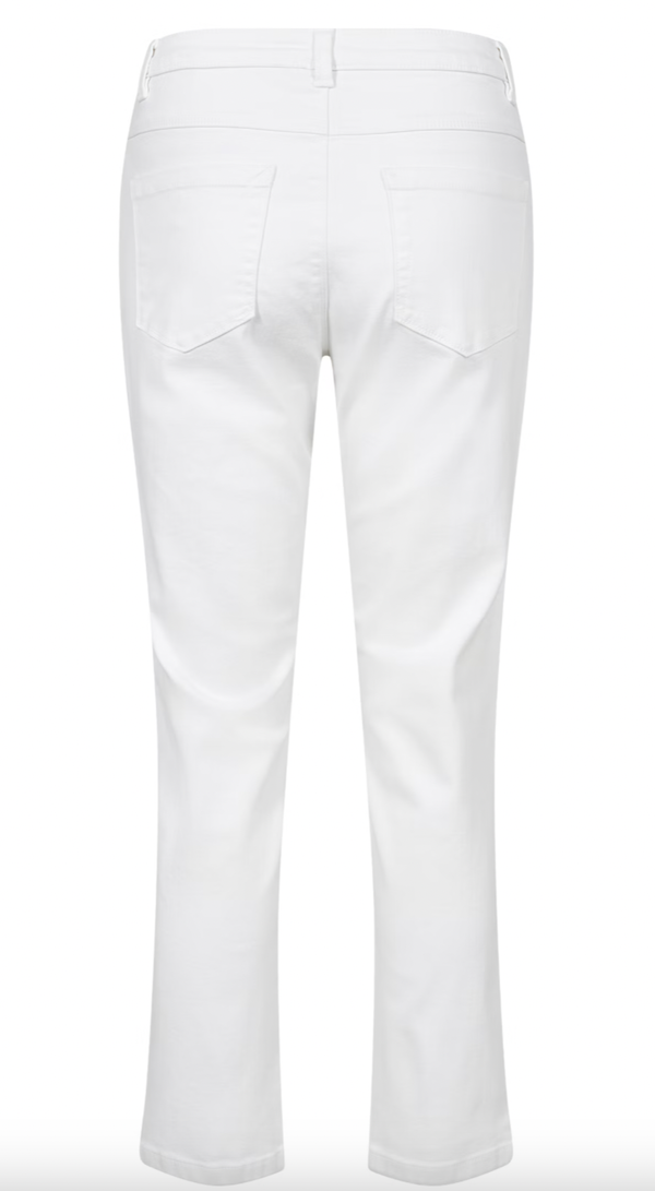 Zelina Stright Jeans Chalk - Kaffe Clothing