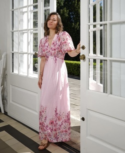 Serna Flowe print Dress Light Pink - Neo noir