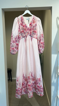 Silfi Flower Dress Rose - Neo noir